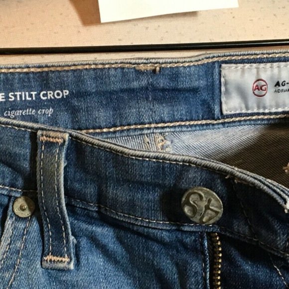 Adriano Goldschmed The Stilt Crop Distressed Jeans - Picture 4 of 9